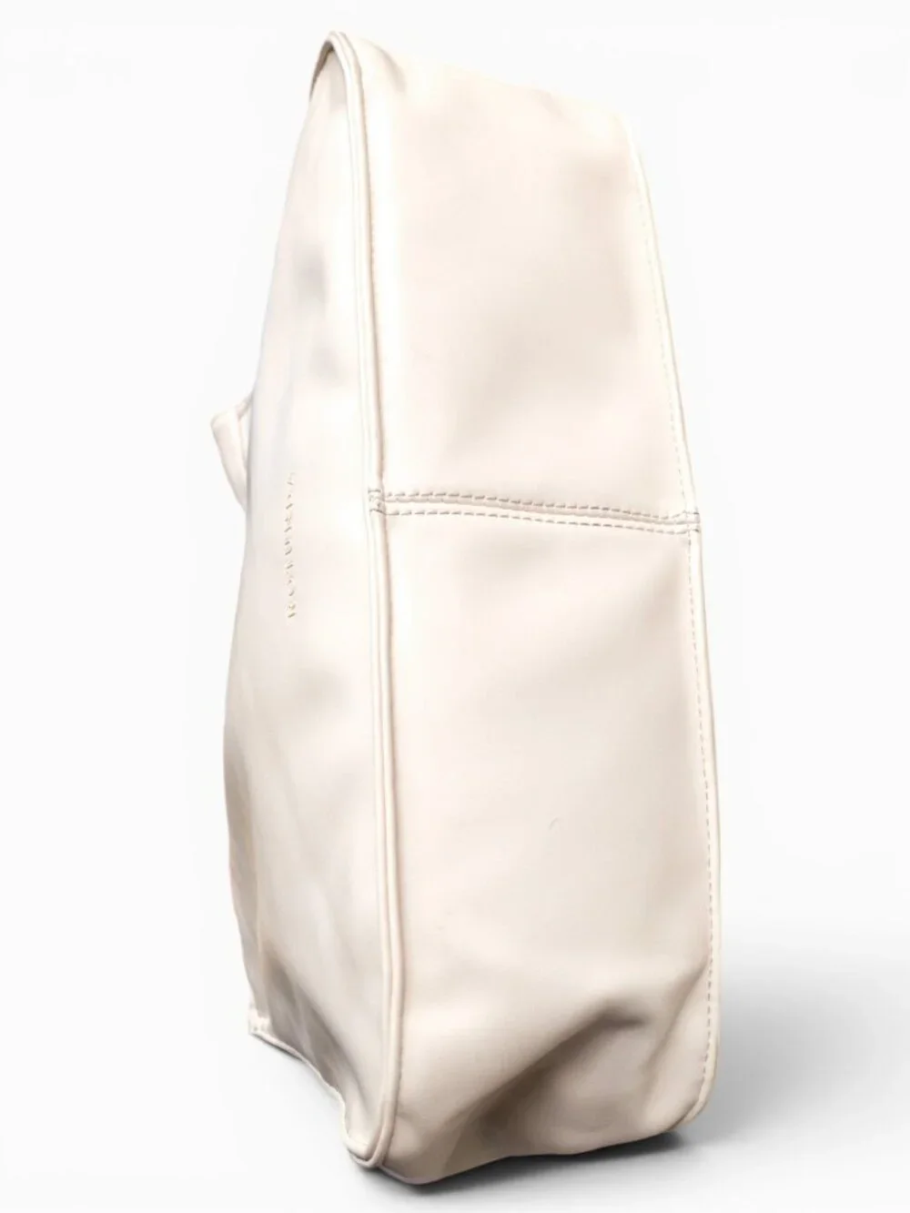 Rotunda Sant Hobo Off-White PU Leather Bag w/ Dustbag NWT